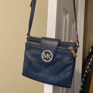 Michael Kors blue purse